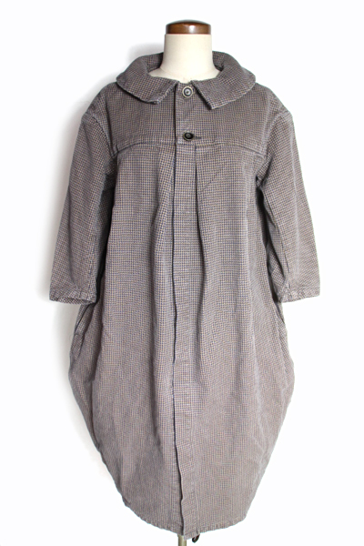 美品☆KAPITAL キャピタル◇藍千鳥 ペザントコクーンコート 0/XS(女性 