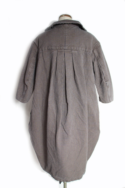 美品☆KAPITAL キャピタル◇藍千鳥 ペザントコクーンコート 0/XS(女性 