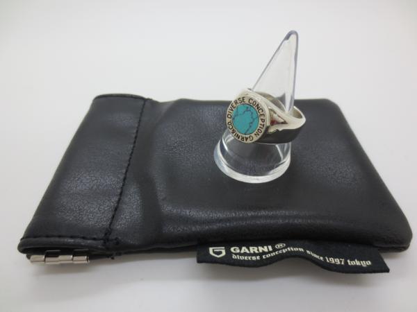 ◇Silver GARNI ガルニ ターコイズリング シルバーリング 中古品(17号 