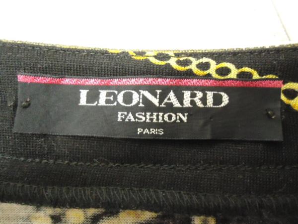 06010-69◇LEONARD レオナール◇シルク混カットソー フラワー柄