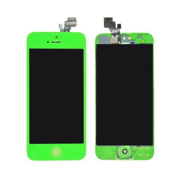 新作iPhone5タッチパネル交換修理用液晶パネル緑