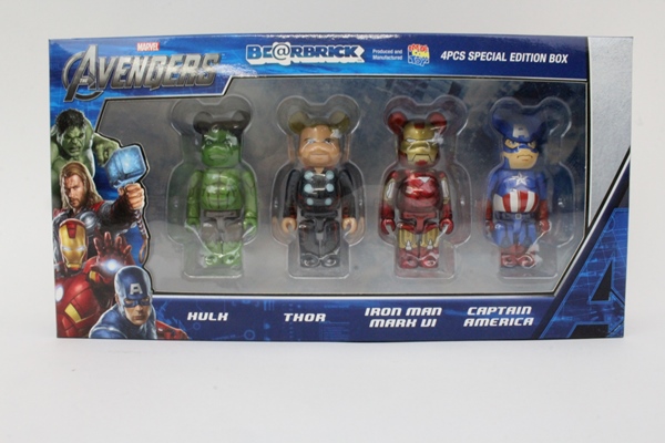 ベアブリック/BE@RBRICK★100% アベンジャーズ 4体セット