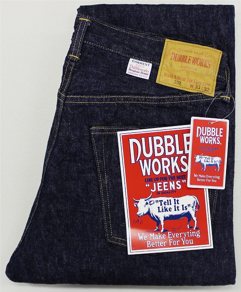 ns6769/新品 ダブルワークス 332 スリムストレートデニム