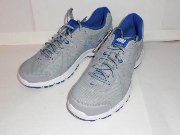 即決！ナイキ27cmレボリューション2MSL554954054グレー/紺