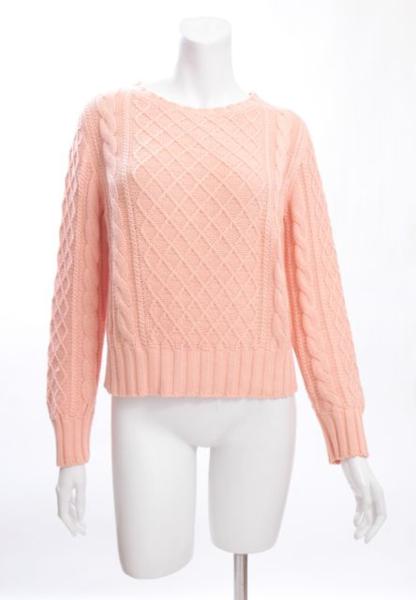 MAISON KITSUNE◆メゾンキツネ　コットンケーブルニットトップス