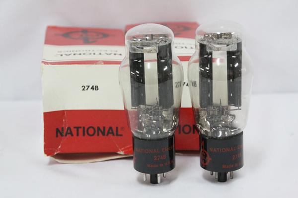 ◆NATIONAL ELECTRONICS 274B 真空管 2本セット 未使用S22-25