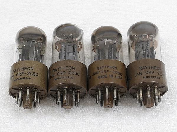レイセオン RAYTHEON JAN-CRP-2C50 真空管 4本 @24936