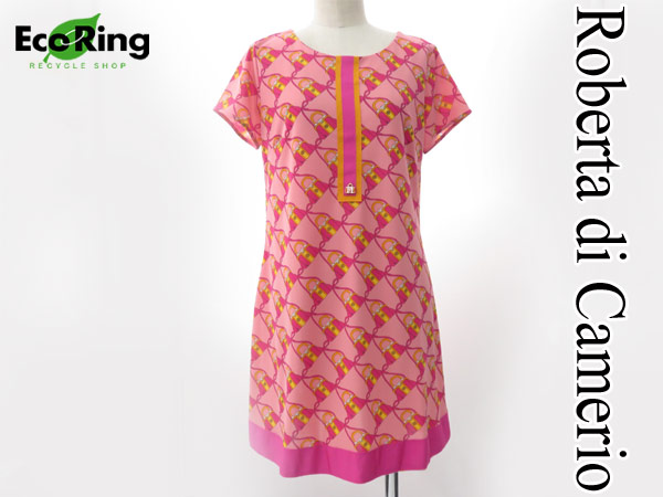 1円 未使用 ロベルタディカメリーノ ワンピース 9 ピンク BW005