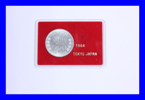 ■新品同様 貨幣 1964年 39年 東京オリンピック1000円 ケース付