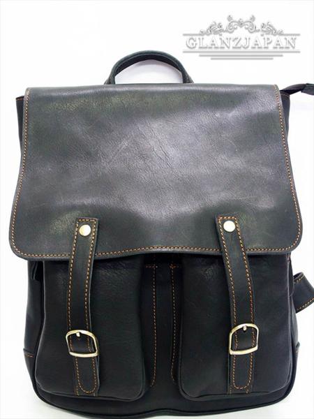 HH28*新*最高級イタリア本革*紳士用*レザーリュックサック_G055