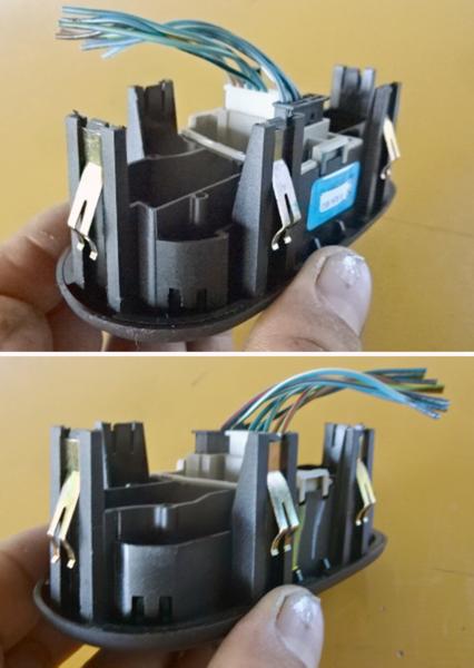 A/7H6 BMWミニ R50 GH-RA16 05y後期 ドアミラースイッチ