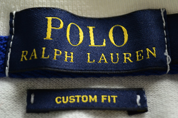 ラルフローレン【本物】CUSTOMビッグポニーポロシャツ■L/白■IR