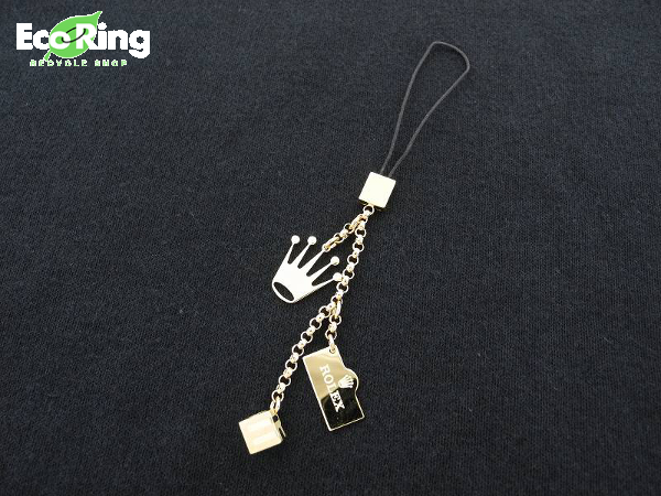 1円 美品 ロレックス ゴールド色 キューブ ストラップ BN032