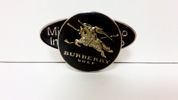 正規美品 BURBERRY GOLF バーバリー ゴルフ マーカー