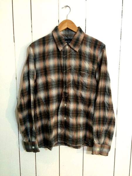 美品 number nine 08AW ネルシャツ 長袖シャツ 2 キムタク