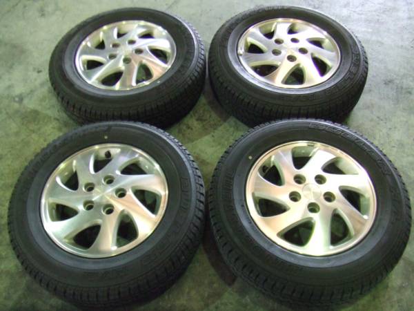 テリオスキッド純正15インチアルミ☆175/80/15夏タイヤ付き②清掃済み 車 テリオスキッド純正15インチアルミ☆175/80/15夏タイヤ付き②清掃