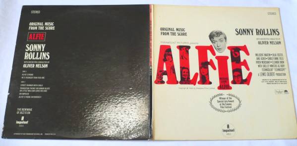 Sonny Rollins/Alfie/Impulse A-9111 橙 RVG 名盤【試聴】