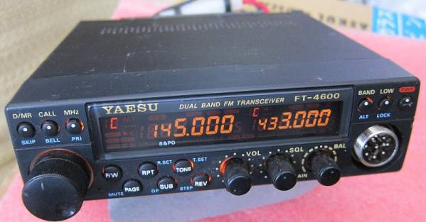 YAESU FT-4600 145/433MHz 10W 受信改造 FT-4600 YAESU 八重州無線