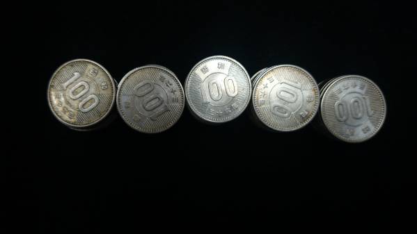 ○　特年　昭和36年　稲穂　100円銀貨　50枚セット