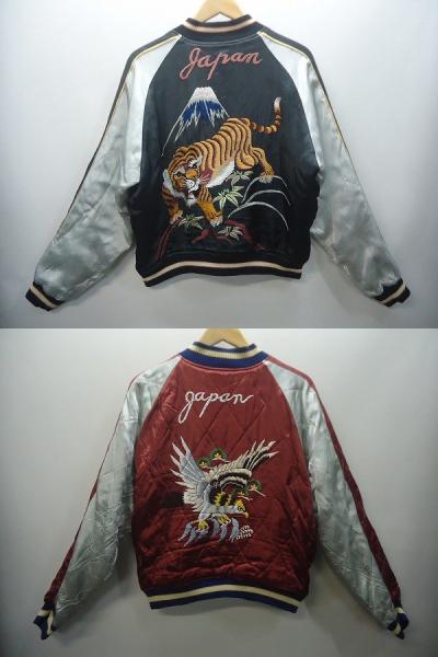 ◇m ウエアハウス WAREHOUSE リバーシブル 刺繍 スカジャン 38