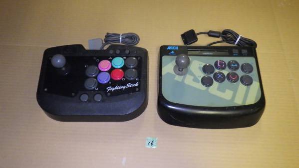 ■即決■PS1/PS2　アーケードスティックｘ２個セット ■動作品16