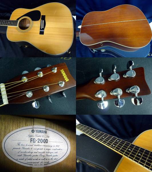 2026年最新YAMAHA ☆YAMAHA☆アコギ☆FG-200D☆日本製☆HC