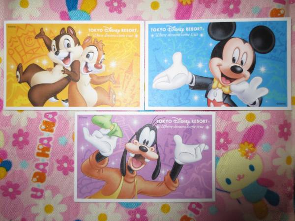 混雑時OK/ディズニーランド&シー共通パスポート大人3枚2016.2.29