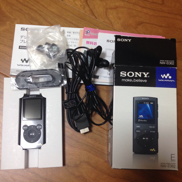 ウォークマン Eシリーズ ブラック NW-E062(B) 中古