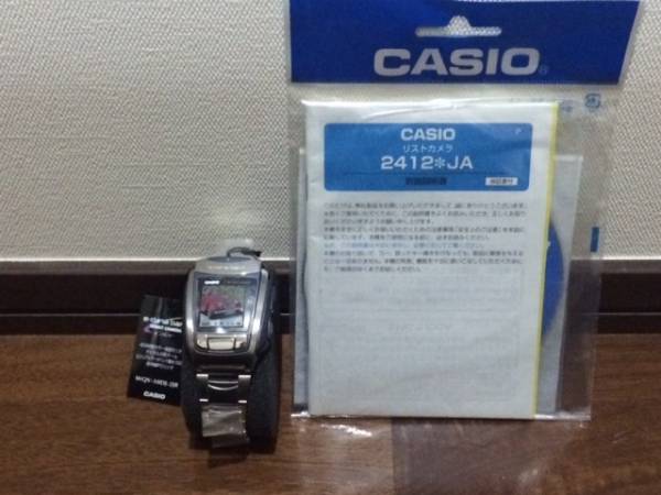 新品☆カシオWQV-10DJ-2JRカラー リストカメラCASIOメタルバンド  