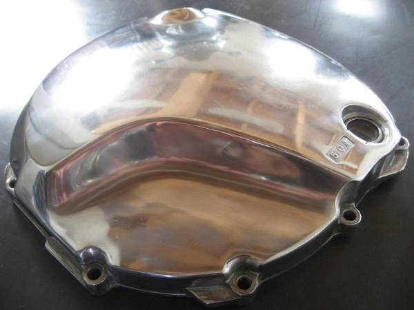 ゼファー1100 クラッチカバー バフ仕様 加工後未使用品