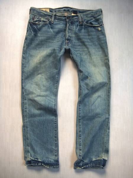 未使用◆アバクロ REMSEN USED加工 デニム ジーンズ 32