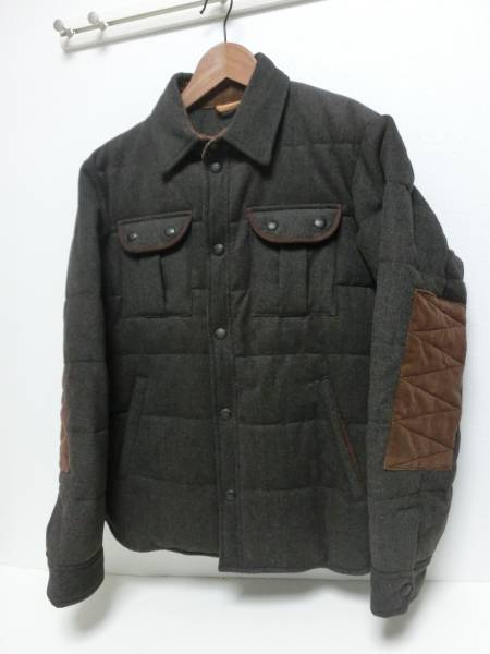 MITSUMINE　ミツミネ　ウール中綿入りシャツ　M