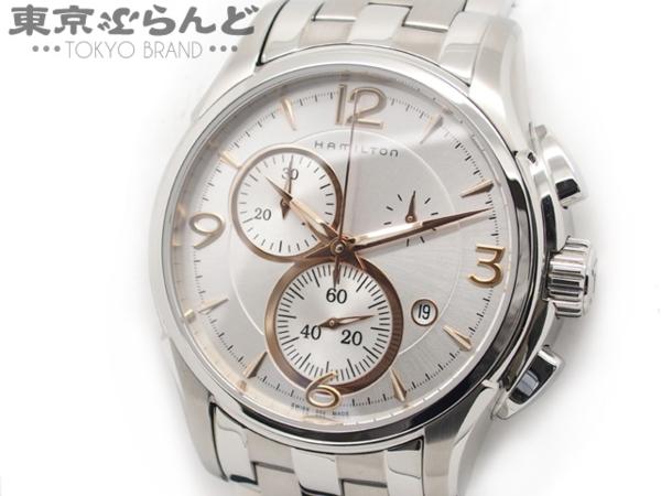 101125890★ハミルトン ジャズマスタークロノ メンズ腕時計 Qz