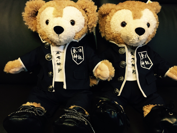 ダッフィー 東方神起 学生服風衣装 Sサイズ用 即決