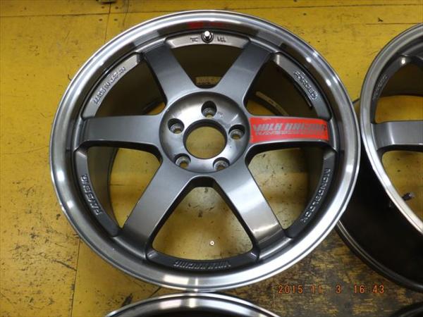 RAYSレイズ ボルク TE37 SL 18インチ 9J+45 114.3 5H 4本