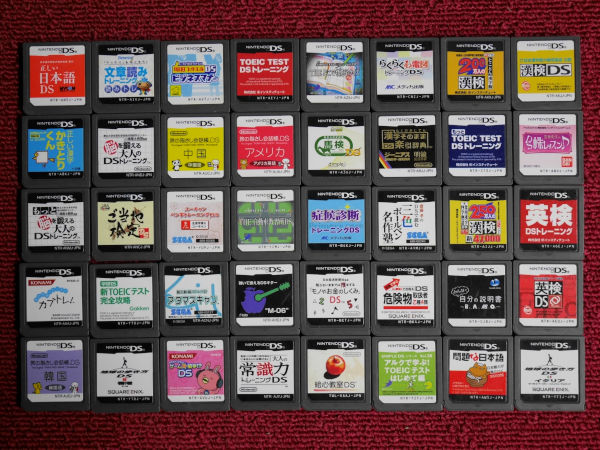 ＊NDS ニンテンドーDSソフト 学習教養系40本セット＊ジャンク品