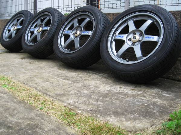 RAYS VolkRacing TE37 レイズ ボルクレーシング ブリヂストン付