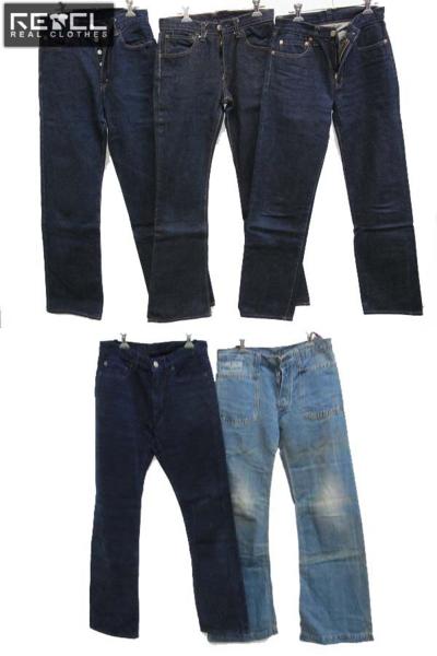 BLUE BLUE/ブルーブルー HRM/聖林 デニムパンツ等 5本セット