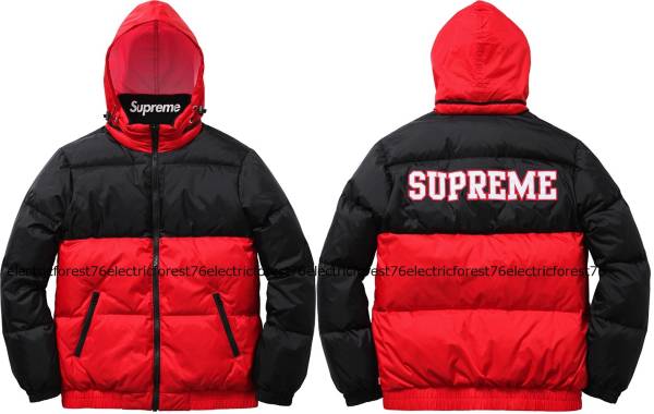 稀少S supreme 14FW reversible puffy Jacket ダウン/North Face