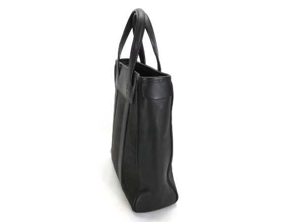 1円 美品 印傳屋 いんでんや トートバッグ ブラック DD182