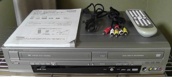 DXアンテナ VHS/DVD ビデオ一体型DVDレコーダー DVR-120V