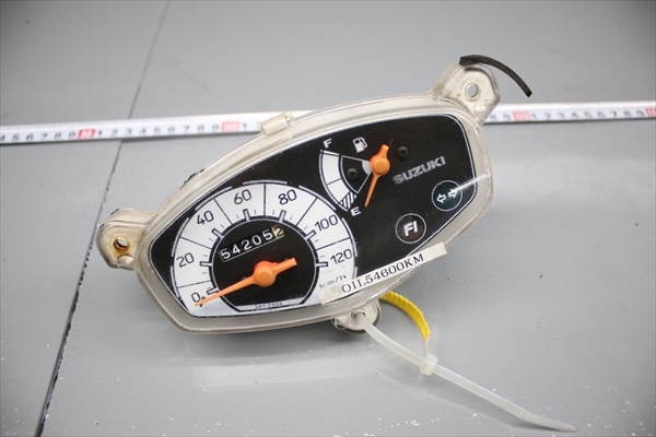ε-006 スズキ アドレスV125G 実動メーター
