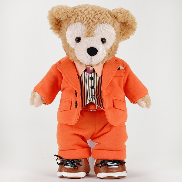 [493]♪43cmダッフィー用コスプレ衣装♪[Mr.S]・オレンジスーツ