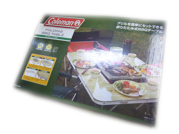 Coleman フォールディングBBQテーブル 170-7690 Colemanテーブル BBQ