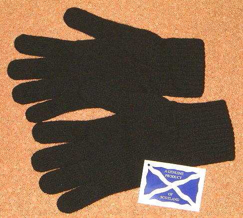 SWEEP!!×GilbertWilson/高級ラムズウール製グローブ(Black)手袋