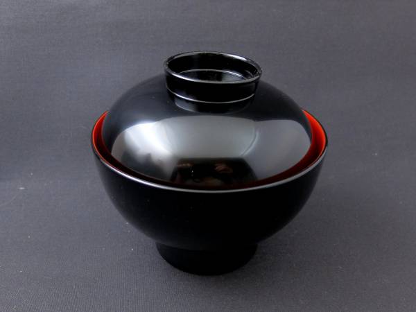 雑煮椀 漆器の井助 漆塗り 総朱⁄黒内朱 木製 お椀 越前