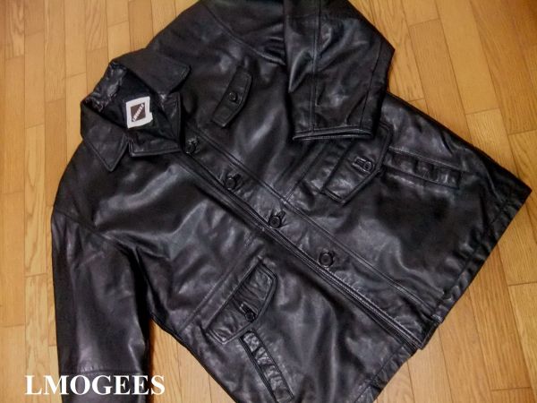 羊革 ハーフコート レザージャケット 90s Archive VINTAGE ラムレザー