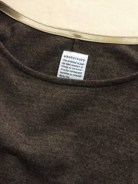 ★エボニーアイボリー/チュニック/ノートエシロンス★