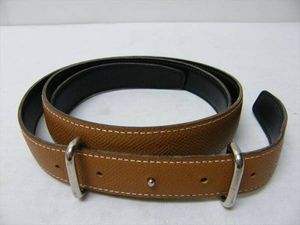 ♪♪エルメス ベルト リバーシブル キャメル×ブラック♪♪ HERMES