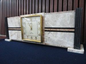 大理石 置き時計 重厚 高級 レトロ